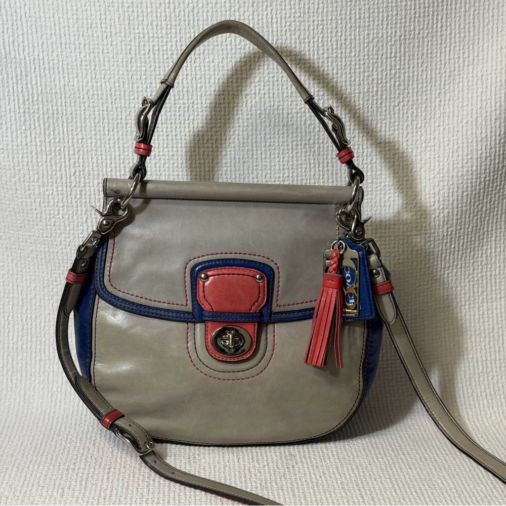 Coach Vintage Limited Edition Color block Willis Crossbody Bag